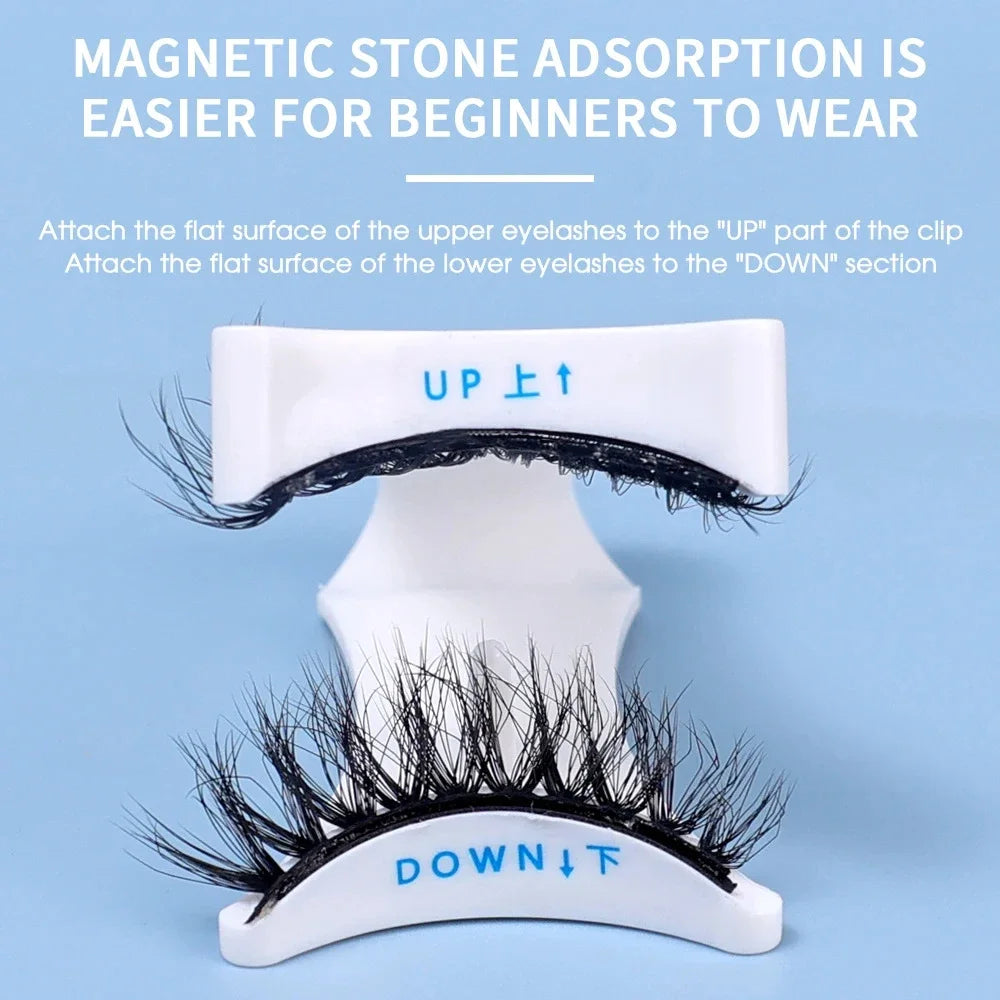Professional Magnetic Eyelashes Extension Applicator False Eyelashes Tweezer Curler Clip Clamp Makeup 3D Mink Eyelashes Tweezer