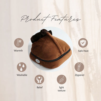 Electric Heated Foot Warmer  – Relax & Soothe Your Feet