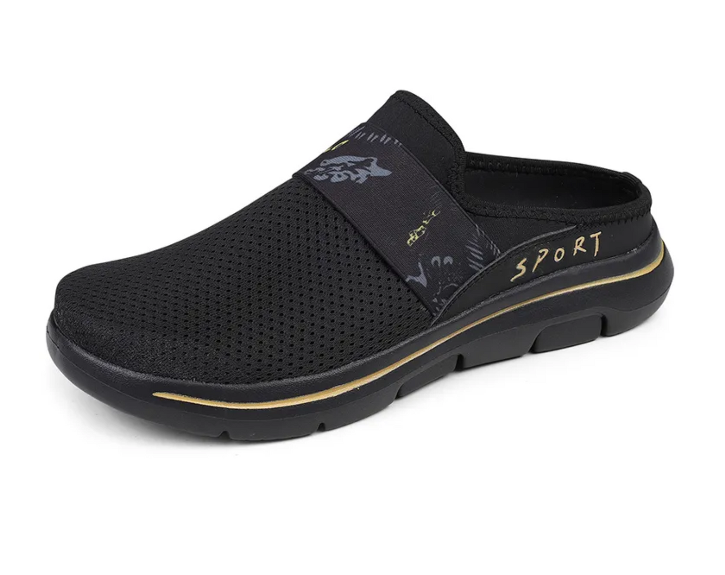 MEN'S COMFORT BREATHABLE SUPPORT SPORTS SLIP-ON SANDALS