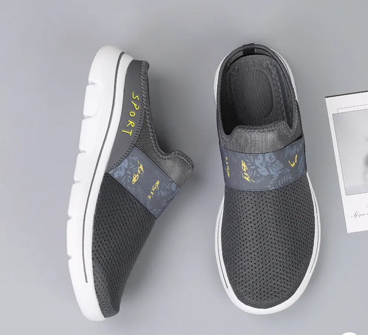 MEN'S COMFORT BREATHABLE SUPPORT SPORTS SLIP-ON SANDALS