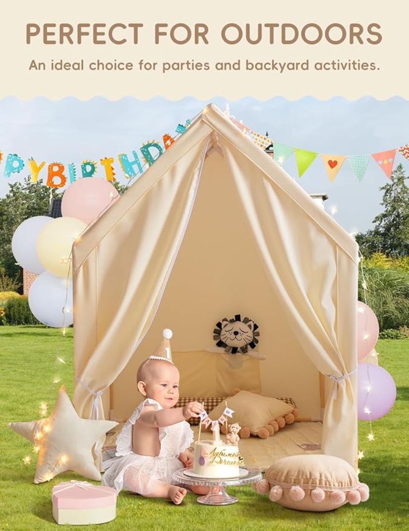 Kids Tent Indoor & Outdoor Toddler Tent Kids Playhouse Tent Play Tent  Large Kids Playhouse Tent Toys