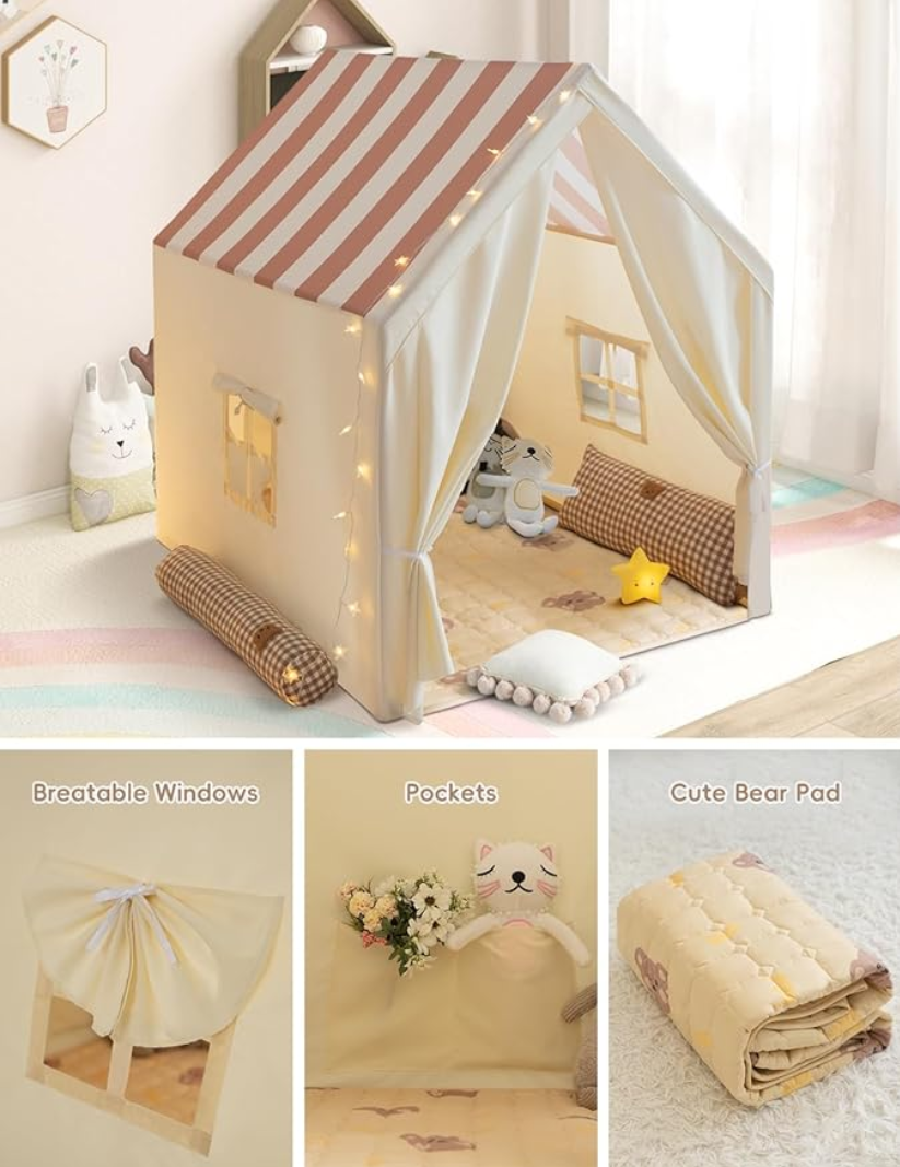 Kids Tent Indoor & Outdoor Toddler Tent Kids Playhouse Tent Play Tent  Large Kids Playhouse Tent Toys